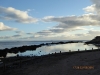 Calm waters on the return walk