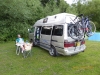At the Avon Rugby Ground Campsite