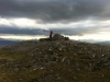 Davey at the summit thinking he\'s Braveheart