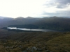 Loch Ossian on the way down