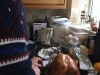 Carving the turkey