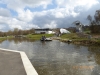 Looking up towards the wheel and visitors centre