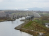 Looking down on the Union canal part of the wheel