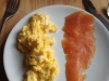 Scrambled eggs from free-range hens...lovely colour!