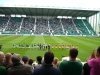 Warming up for the Hibs match!