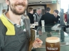 Enjoying a pint of Guinness