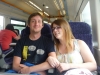 Max & Zoe on the train