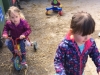 The girls enjoying the entertainment