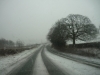 Snow on the drive down