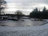 Frozen pond