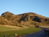Looking up towards Arthur\'s Seat