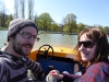 Chilling on the pedal boats in the English Garden