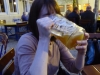 A ridiculously huge litre of beer!