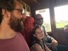 On the train!