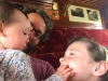 On the train!