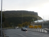 View of Salisbury Crags from Holyroodhouse